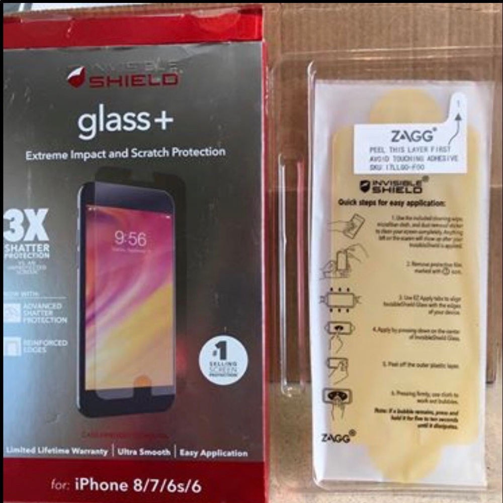 ZAGG InvisibleShield Glass + Screen Protector
